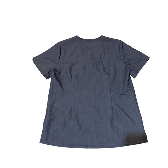 FIGS Technical Collection FW1000 Scrub Top Short Sleeve v-neck Grey Size Medium - Picture 4 of 12